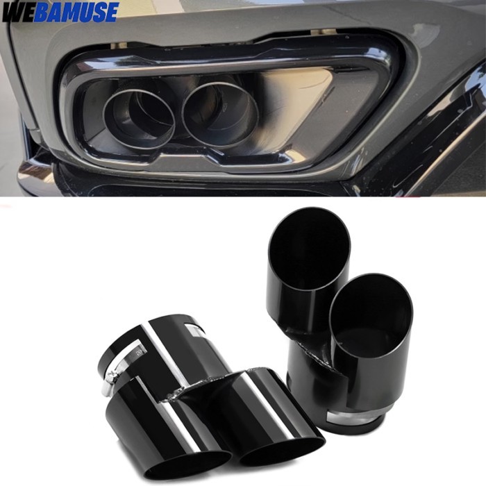 For BMW G05 X5 G06 X6 2.0T Exhaust Upgrade M50 Model Dual Exit Stainless Steel Exhaust Nozzle Tailp