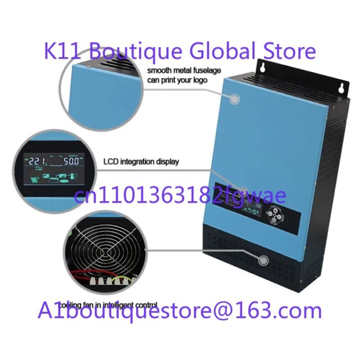 5000va 24v Inverter Fotovoltaico Ibrido Mppt 6000w 12v 3.5kw 6 kw 6kw 3kw 7.2kw 8 kw 48v 1000 watt