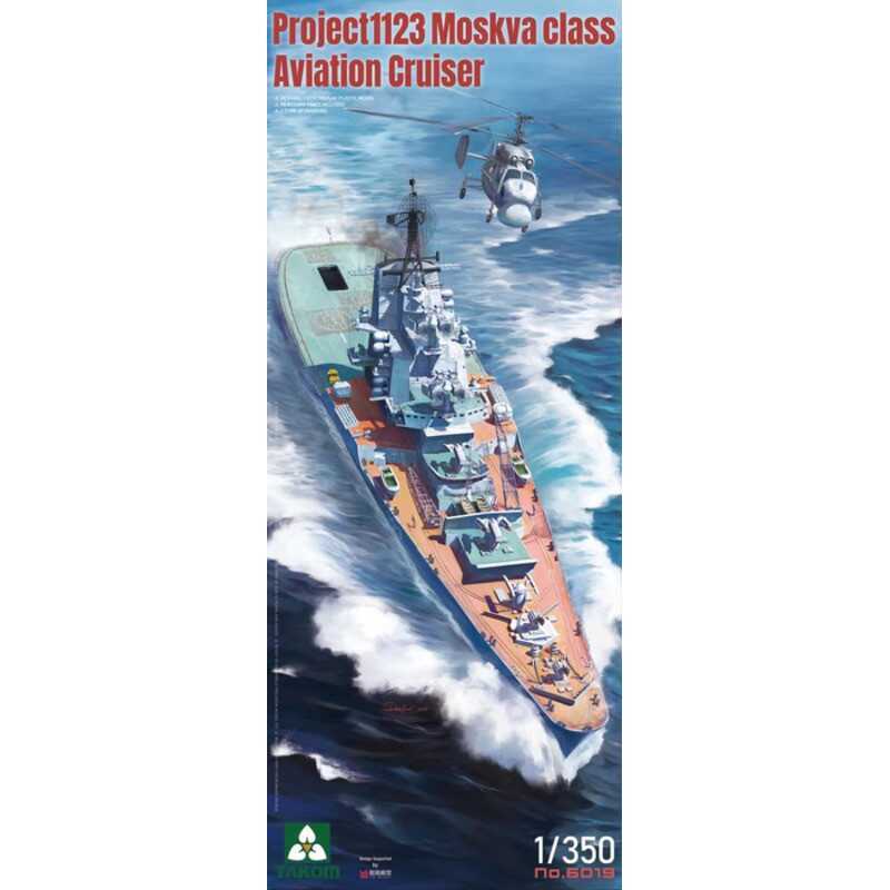 Takom 6019 1/350 Project 1123 Moskva Class Aviation Cruiser model kit