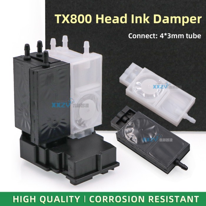 6PCs/Lot TX800 Printhead Ink Damper for UV Flatbed Printer Ink Dumper for EPSON TX800 Head Negative