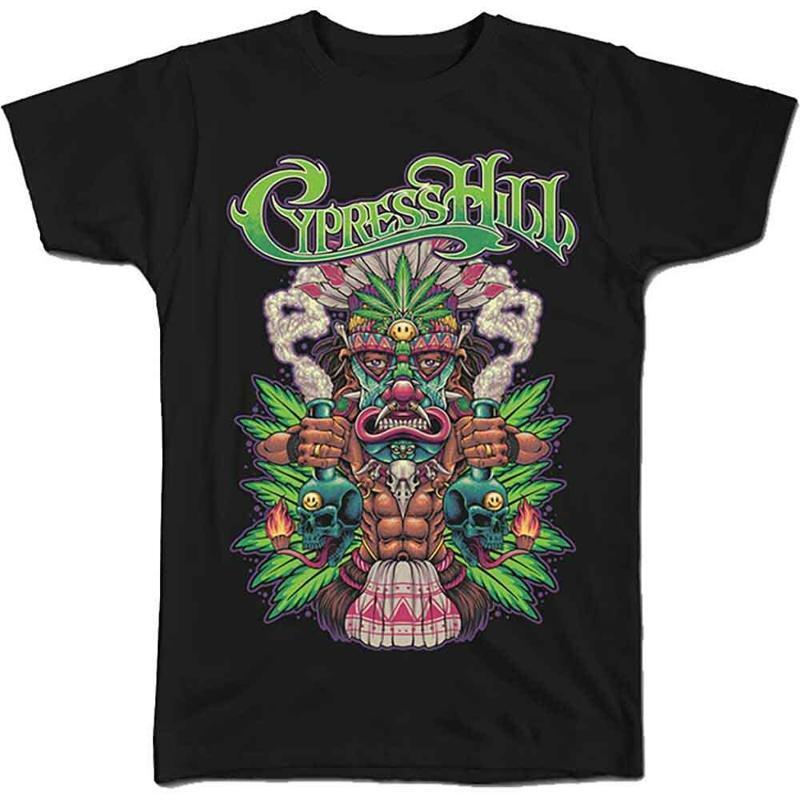 Cypress Hill เสื้อยืด Unisex: Tiki Time (ขนาดใหญ่)