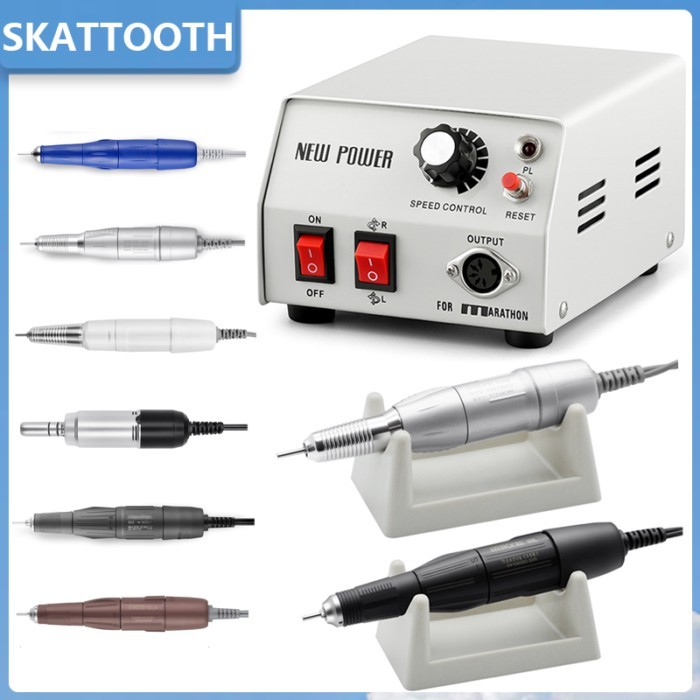 35000Rpm MARATHON 168 Micromotor Dental Polishing Machine MARATHON 37L1/33E/108E Handle and Handpie