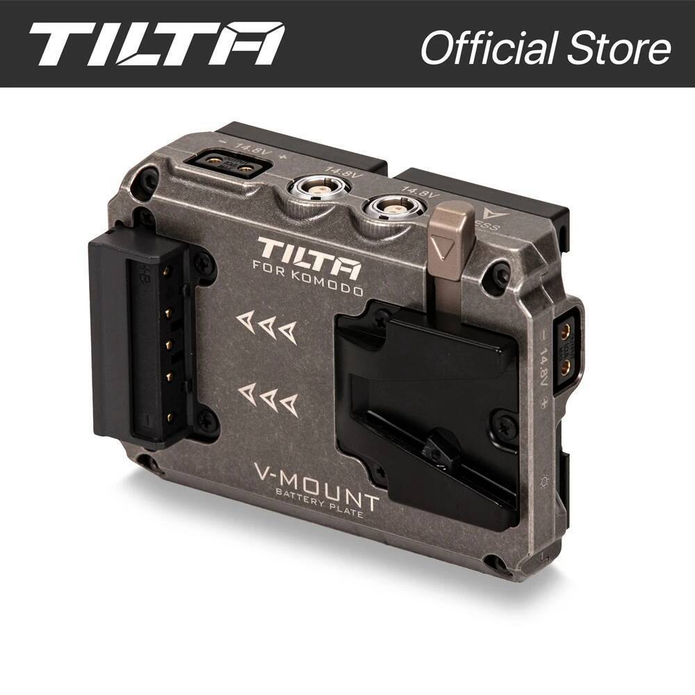 TILTA TA-T08-BPV Dual BP to V Mount Adapter แผ่นแบตเตอรี่สําหรับ RED Komodo Gold Mount อะแดปเตอร์แผ่