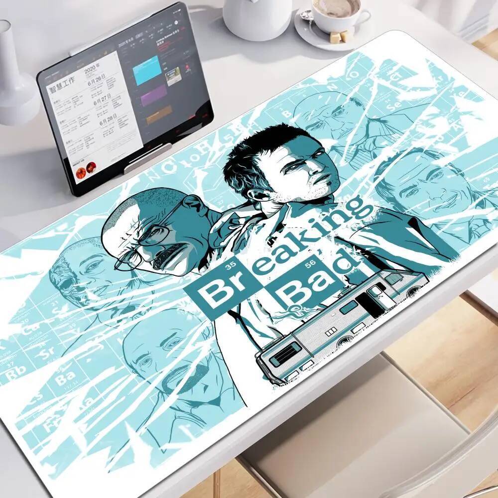 ตารางแผ่น Big คีย์บอร์ดสําหรับเล่นเกม Heisenberg Breaking Bad เมาส์ Pad Gamer Office Pc Gamer Xs Xxs โต๊ะราคาถูก Deskmat Mousepad