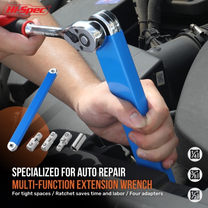 Offset Ratchet Torque Extension Wrench Set Mechanical Tools Car Spanner Socket Wrench Set Hand Tool