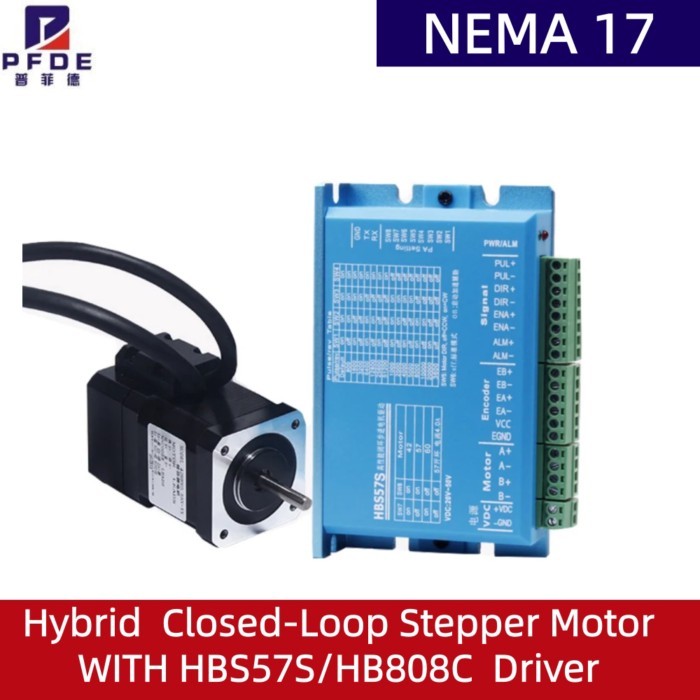 HBS57S/HB808C  Driver  42 Hybrid Closed-Loop Stepper Motor 0.55nm 0.7nm Servo Motor  2-Phase Nema 1