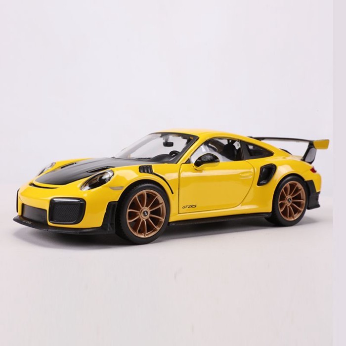 Maisto Meritor รูปที่ 1: 24 Porsche 911 GT2 จําลองรถรุ่นของเล่นคอลเลกชัน