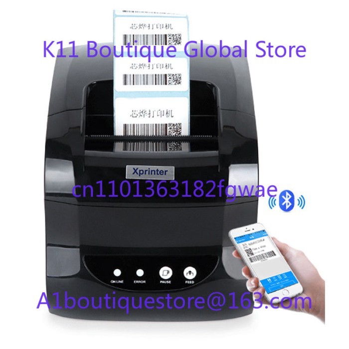 3-Inch 2-in-1 Thermal Printer Xprinter XP-365B 80mm Direct Heat Receiver Banknote Printing and Ther