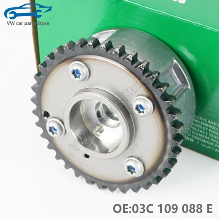03C109088C Cam Camshaft Adjuster Gear Unit For EA111 1.4T Audi A1 A3 S3 VW Beetle Jetta Scirocco PO