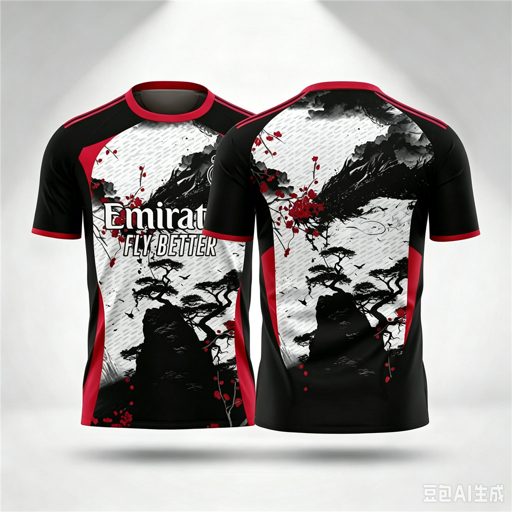ผู้ชายสีดําสีขาวมังกร Phoenix พิมพ์ย์ Emira Fly Better 1