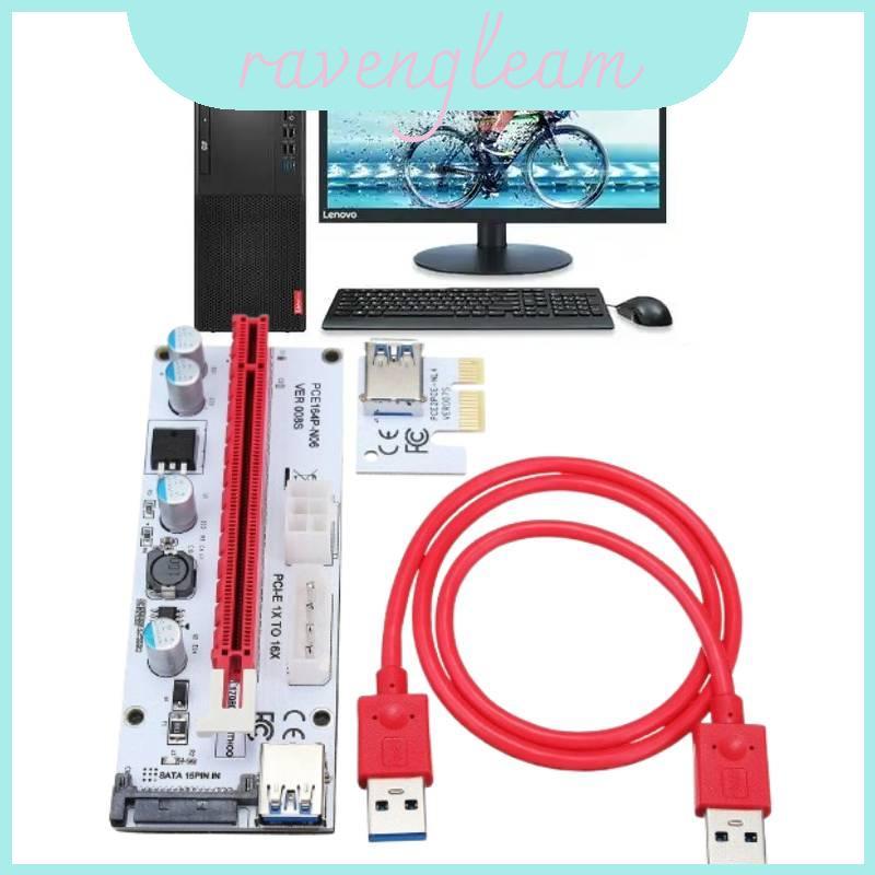Riser Extension Pcie Cable Usb30 Copper Core สําหรับเล่นเกมพีซีอัพเกรดกราฟิก
