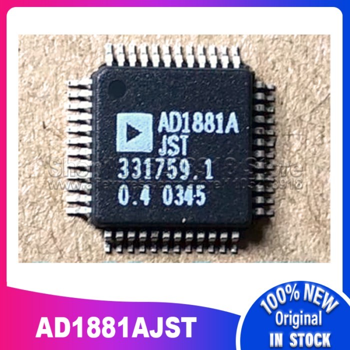 5PCS/LOT AD1881AJST AD1881A AC97 QFP-48 100% New Original Spot stock