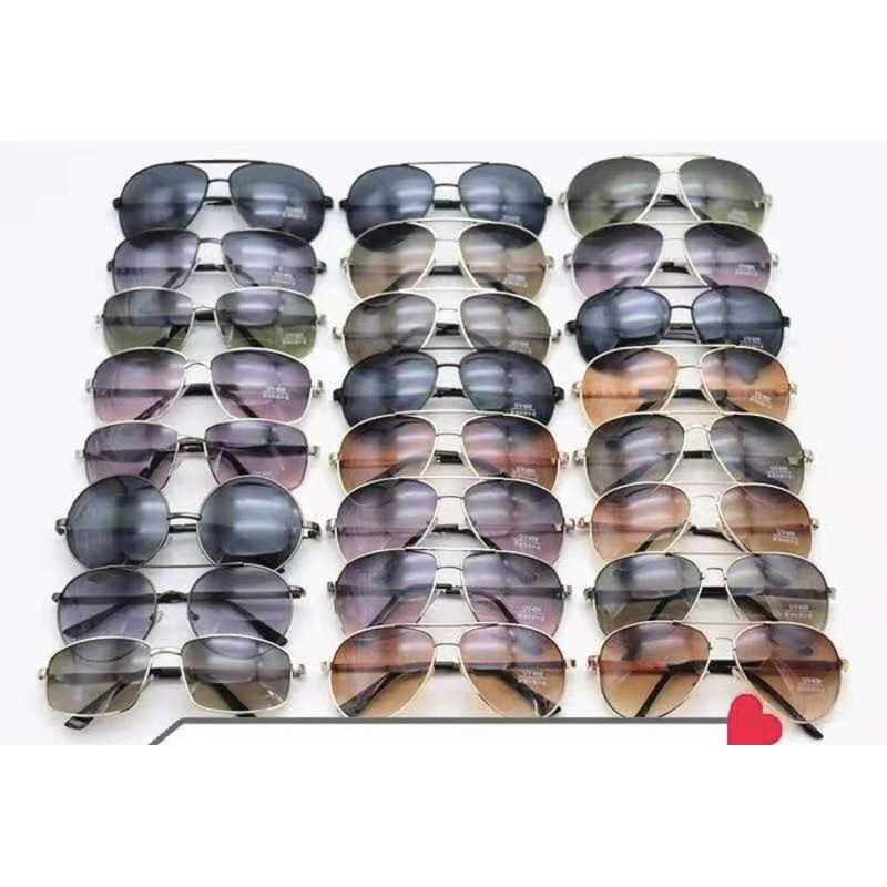 [Free Delivery!] Sunglasses 1 Dozen 300 Baht Assorted Styles 9Ea