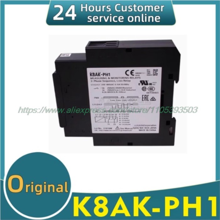 Controlador original de medición y monitoreo k8ak - ph1 200 - 480vac