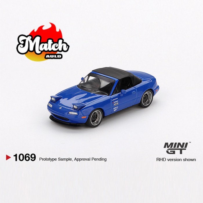 MINIGT 1: 64 #1069 โมเดลรถอัลลอย Mazda MX-5 NA