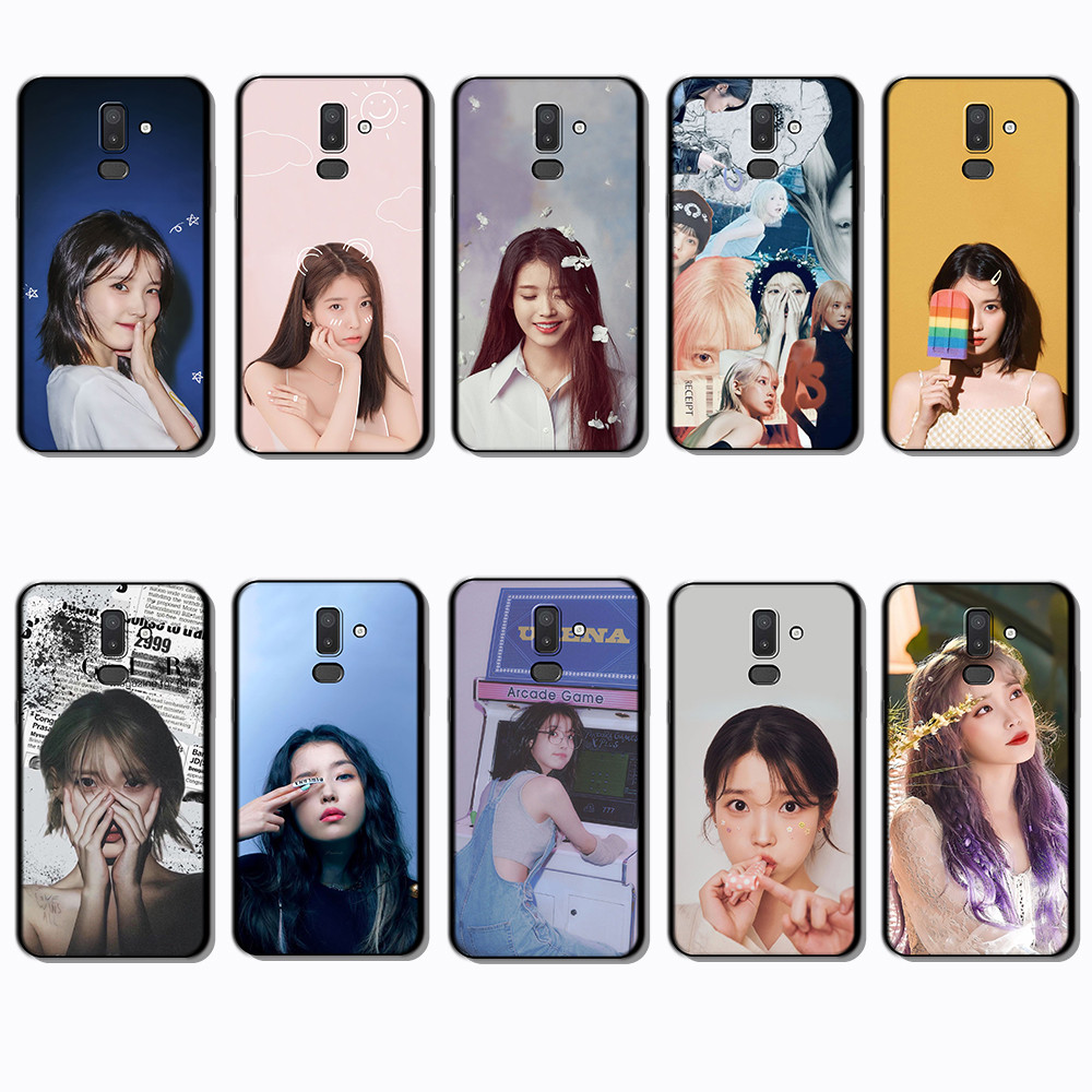 เคสโทรศัพท์สีดํานุ่มสําหรับ Samsung J4 J5 J6 Plus Prime J7 Core Pro J8 IU แฟชั่นพิมพ์เคสโทรศัพท์ ant