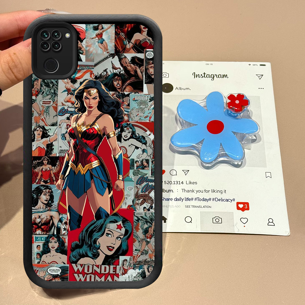 DE-25 Mujer Maravilla โทรศัพท์มือถือสําหรับ Xiaomi Redmi หมายเหตุ 13 Turbo 3 12 10C 7 12C Pro 5G