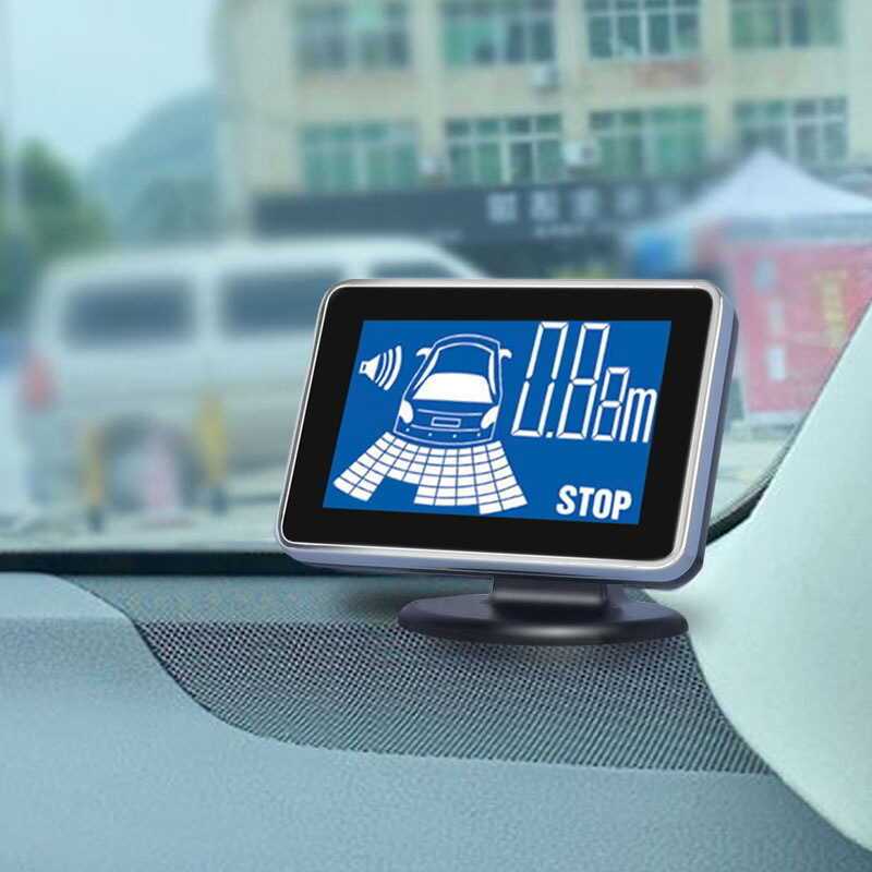 รถเสียงย้อนกลับเรดาร์ที่จอดรถช่วยสามารถติดตั้งวิดีโอย้อนกลับเครื่อง All-in-One ด้านหลัง 4 Probes โรง