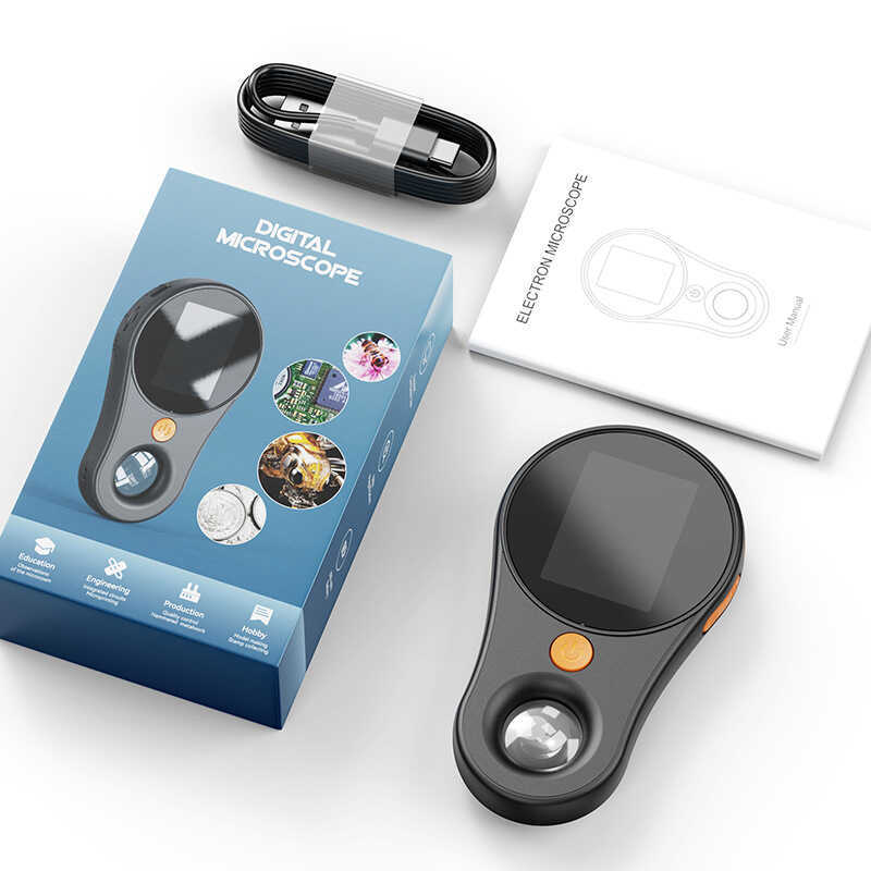 370 HD 7 ซม.หน้าจอดิจิตอลแว่นขยายประเมินเฉพาะมือถือแบบพกพาการพิมพ์สิ่งทอภาพวิดีโอ