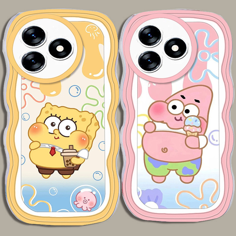 A-6 SpongeBob เคส TPU สําหรับ Tecno Pova 6 5 Neo 2 7 Pro 5G เคสใส