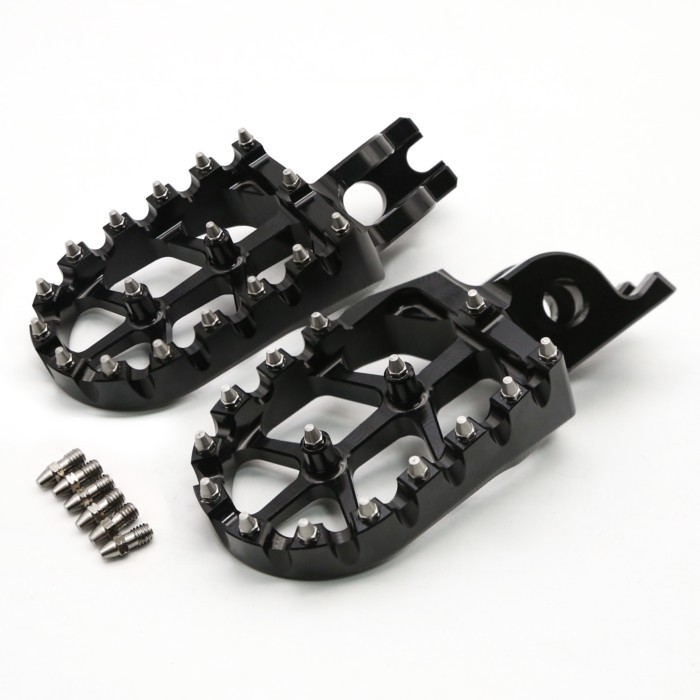 For KAWASAKI KX250 KX450 KX KX250F KX450F KXF 250 450 KLX450R KX250X KX450X CNC Foot Rests Footrest