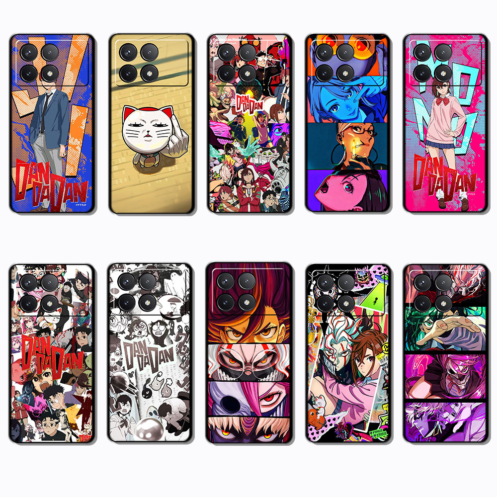 เคสโทรศัพท์สีดําแบบนุ่มสําหรับ Xiaomi Redmi K40 K60 K70 หมายเหตุ 7 8 Pro DAN DA DAN caseg