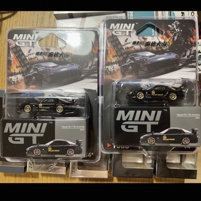 2025 Hong Kong Tokyo Modified Exhibition Limited Minigt Mazda Rx7 Fenglin Volcano 1: 64 รถโมเดล