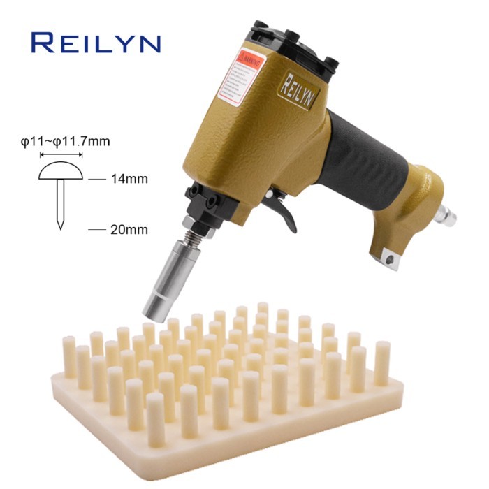 Pneumatic Thumbtack Nailer T1170 Drawing Pin Gun 14mm(0.55") Pushpin Stapler Gun for Furniture Sofa