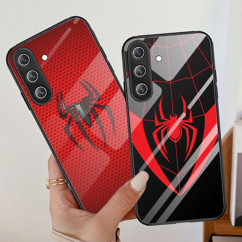 T-30 Spiderman กระจกนิรภัยสําหรับ Samsung A05S M17 A15 A24 A04S A14 A17 A56 A16 5G กรณี