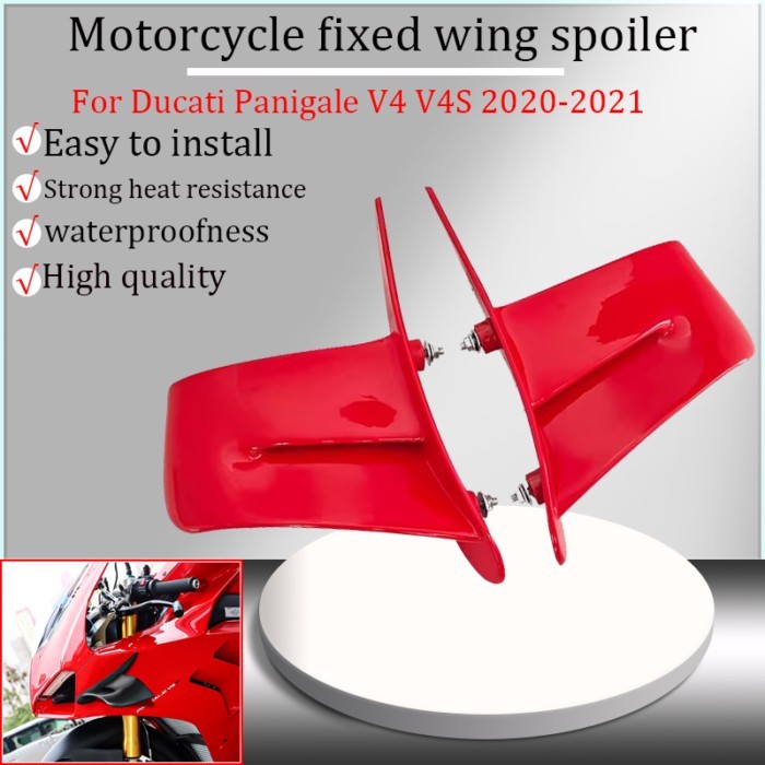 For Ducati Panigale v4s V4 V4S v4 2020-2021 motorcycle fixed wing fairings, aerodynamic side wings,