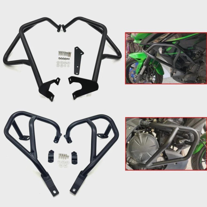 Motorcycle Crash Bar Frame Engine Protection Guard Bumper Protector For Kawasaki Versys650 Versys 6