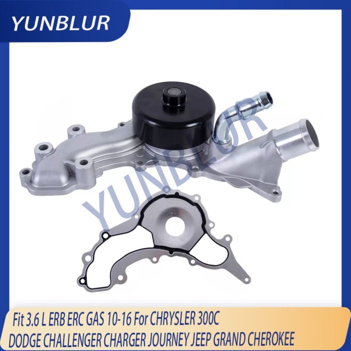 Engine Water Pump & Gasket Fit 3.6 L ERB ERC GAS 10-16 For CHRYSLER 300C DODGE CHALLENGER CHARGER J