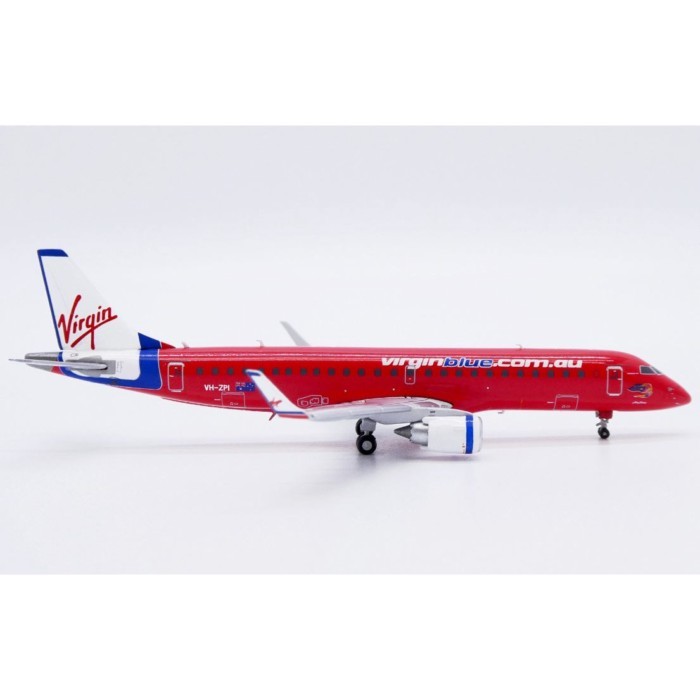พร้อมสต็อก JC Wings 1: 400 Virgin Blue Airlines ERJ-190AR VH-ZPI Alloy เครื่องบินรุ่น Limited Editio