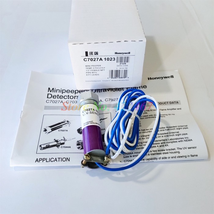 New Original Honeywell Flame Detector UV Sensor  C7027A1023