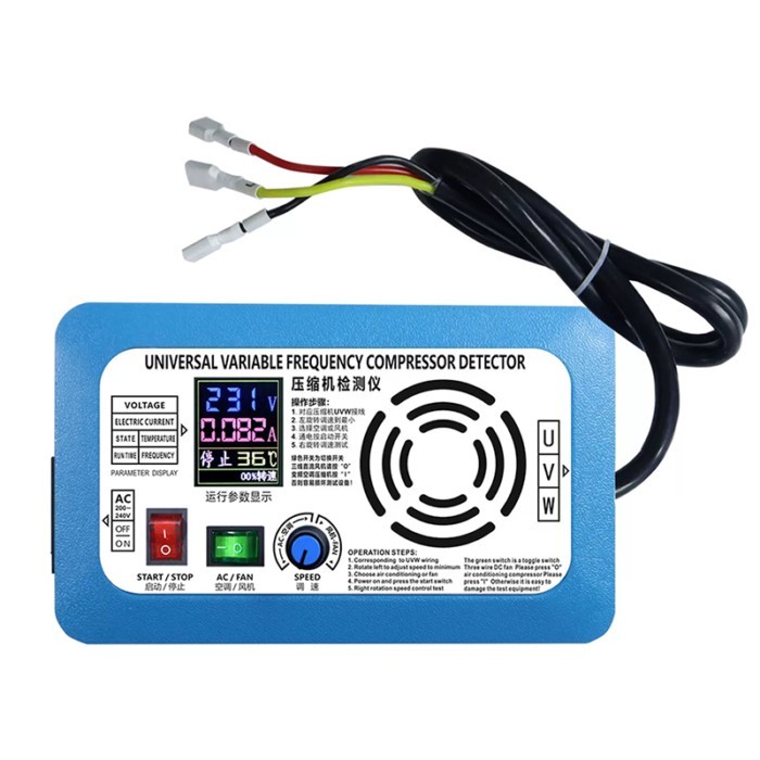 Brand New Air Conditioning Compressor Compressor Tester Three-Wire DC Fan Tester Supports 3400W