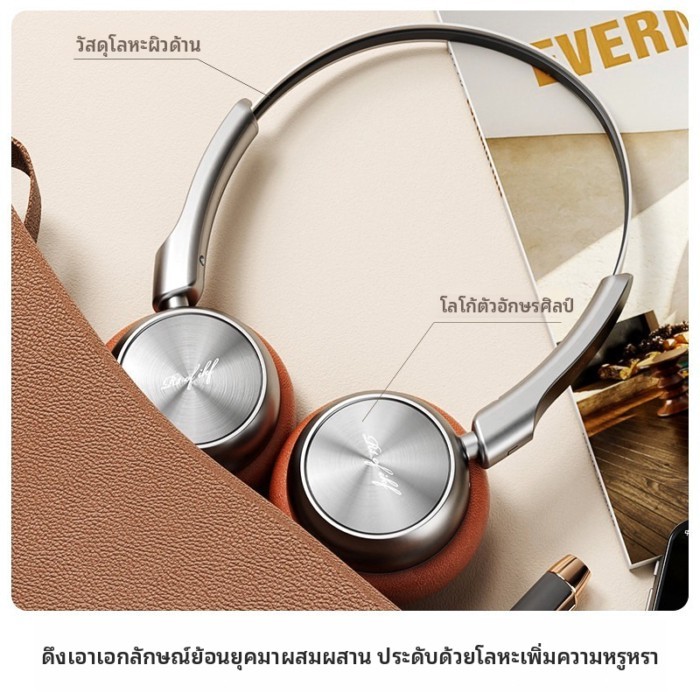IKF R1 Retro Wear Head-MOUNTEDชุดหูฟังไร้สายบลูทูธแขวนคอDopamineสไตล์Panasonic Gaussกล้องArtifact