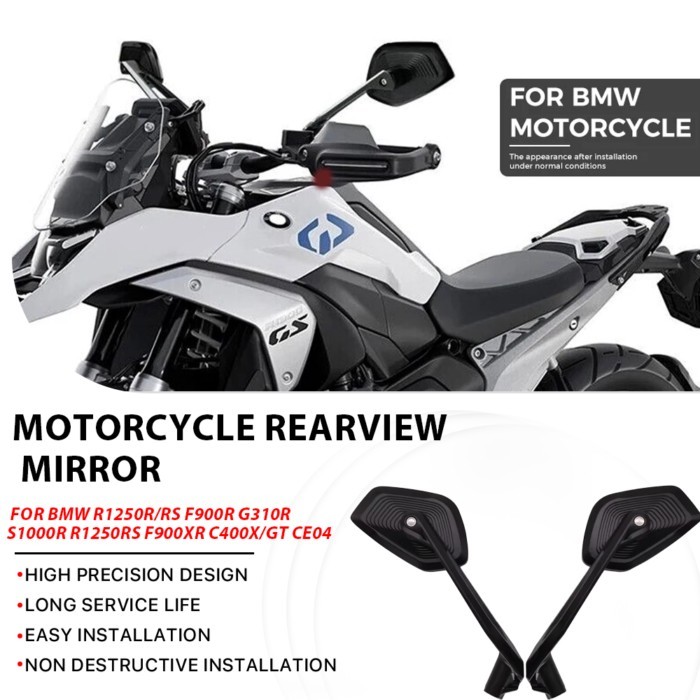 Motorcycle Rearview For BMW R1250R/RS F900R G310R Mirror S1000R R1250RS F900XR C400X/GT CE04 Side R