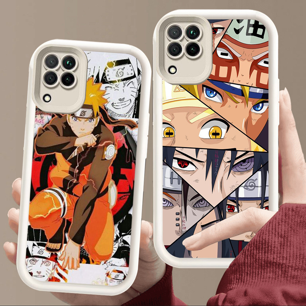SAMSUNG เคสสําหรับSamsung A04 A22 A06 A05 J2 M04 J7 Prime A04E F04 A12 Pro 5Gสีขาวนุ่มE47 Naruto