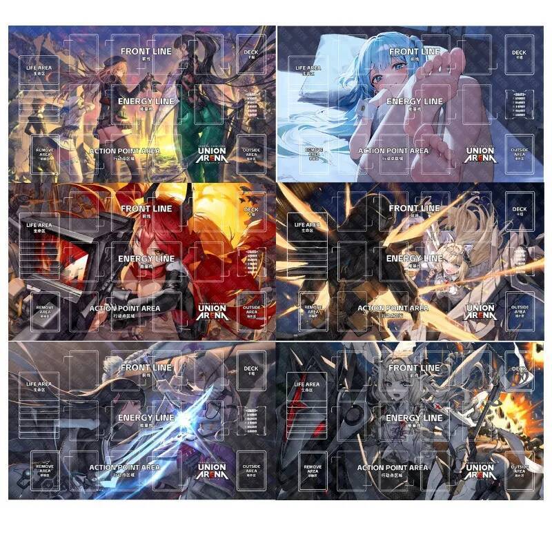 Union Arena GODDESS OF VICTORY Scarlet Stellar Blade600x350 ผู้เล่นเดี่ยว Diy Battle Playmat การ์ตูน
