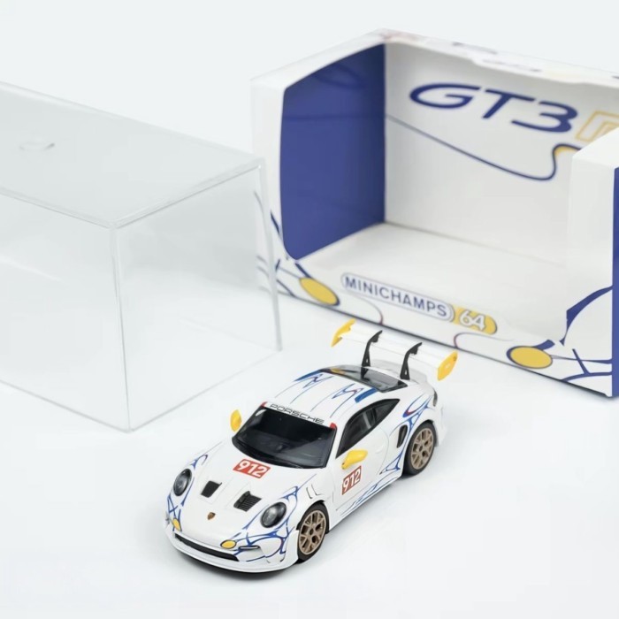 Mini Cut 1/64 Porsche 911 (992) GT3 RS โมเดลรถอัลลอย
