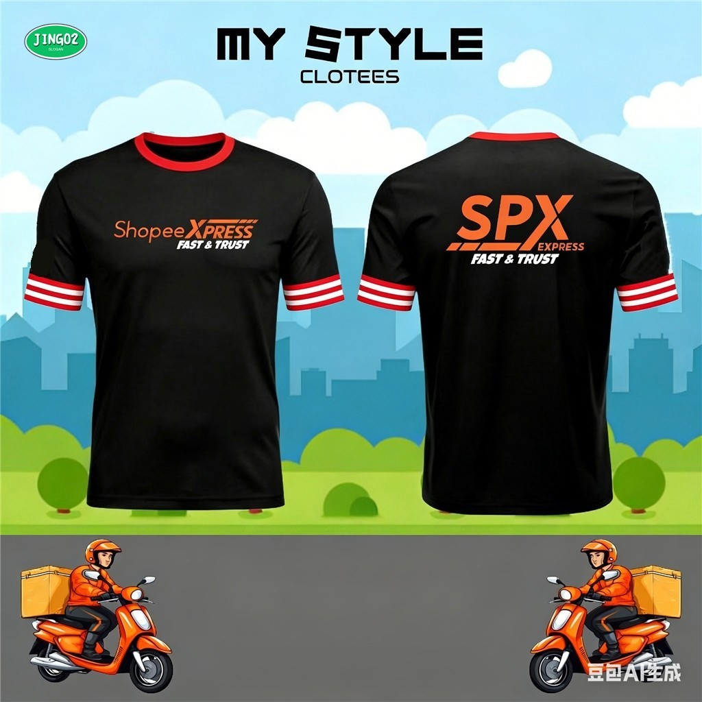 JING02-SPX Express RIDER Jersey Premium Microfiber/ Baju SPX Express RIDER