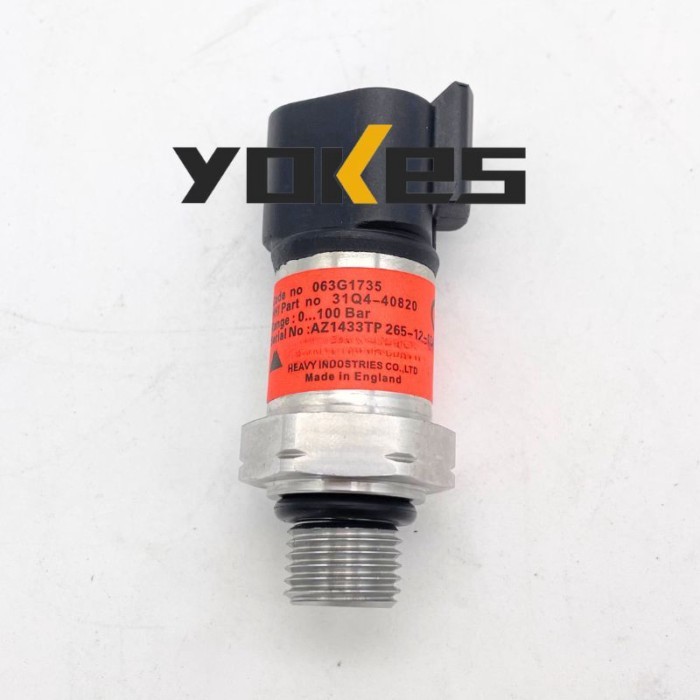31Q4-40820 100Bar Pressure Switch Sensor R210-7 R225-9 for Hyundai Parts Excavator Accessories