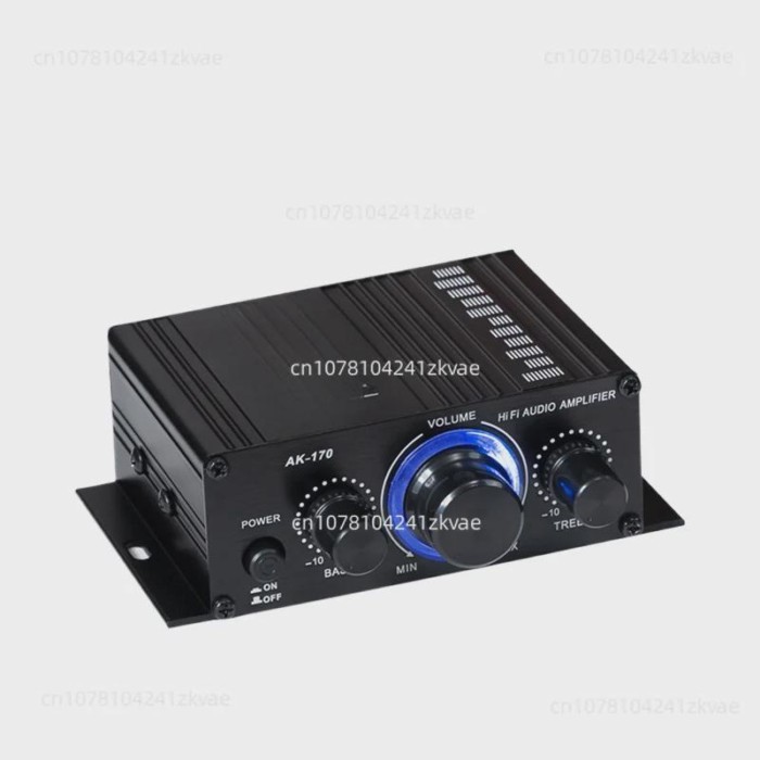 AK-170 mini small pure power amplifier home computer audio 2.0 channel high fidelity power amplifie