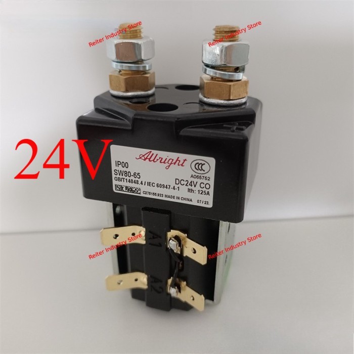Genuine Albright Contactor SW80 SW80-6 SW80-65 SW80-1919L 24V SW80B-156 48V SW80B-2149 80V Solenoid