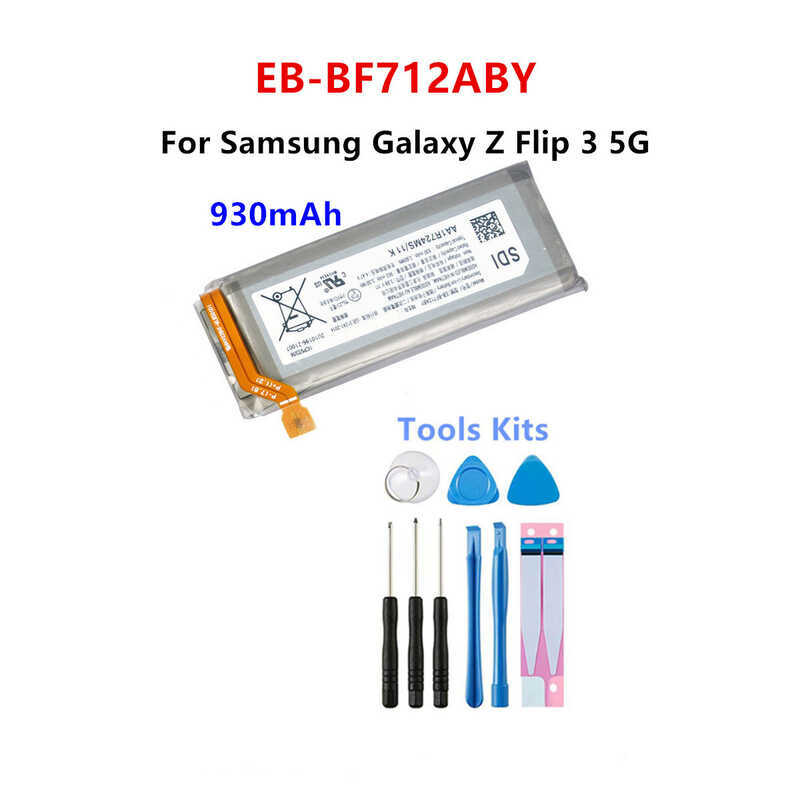 แบตเตอรี่ใหม่เอี่ยม Eb-Bf711aby Eb-Bf712aby สำหรับ Galaxy Z Flip 3 Flip3 5G F711 F711b F712 Sm-F711