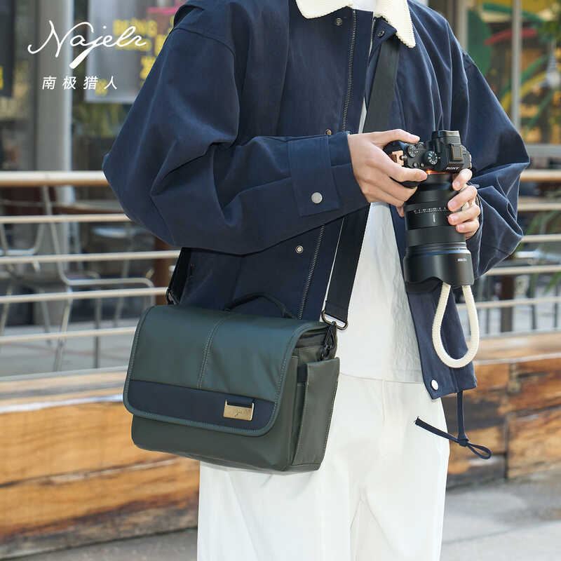 แอนตาร์กติก Hunter Micro กระเป๋ากล้องเดี่ยว SLR กระเป๋ากล้อง SLR แนวทแยงกันน้ํากันกระแทกหนาเหมาะสําห