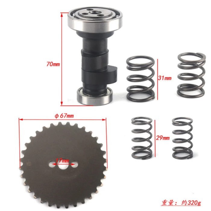 140cc Cam Camshaft Kit Z40 For YIN XIANG YX140 YX140cc 1P56FMJ Engine Pit Dirt Bike Motor Bike Moto