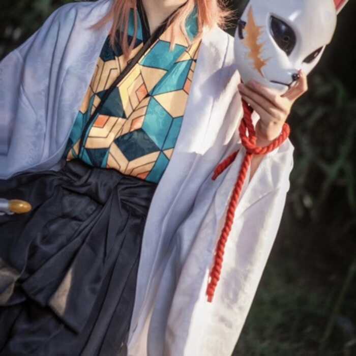 W Tanjiro Senior Brother Sabito Cosplay Costumes Anime Character Halloween Costume Performance Clot