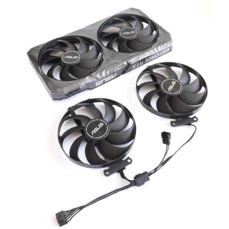 ยี่ห้อใหม่ ASUS ASUS RTX3050 3060 3060TI MINI/DUAL กราฟิกการ์ดพัดลมพัดลมเชลล์