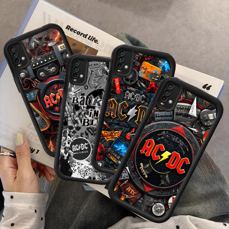 RK4 ACDC Band Hp ชุบปลอกสําหรับ Xiaomi Redmi Note Poco 13 A3X X6 A3 X6NEO 14 Plus5G C61 X3 9A M6Pro 